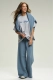 Футболка с вышивкой ERIST Grey&Blue