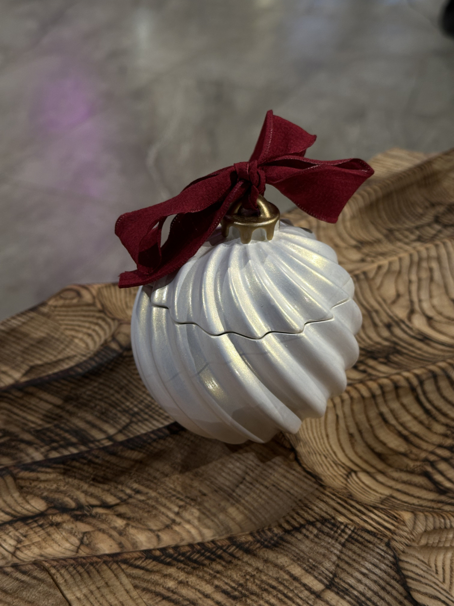 Свеча "Витой шар", аромат Plum Jam