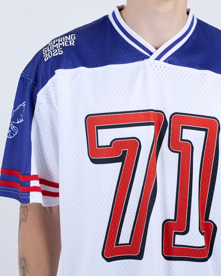 Футболка Джерси 71 ASIA ST 71, цвет: синий, Ast71.tt-jersey71-blue купить онлайн