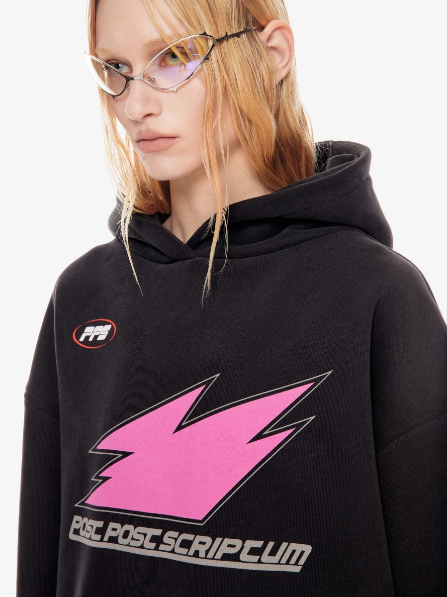 Худи с принтом p.p.s., цвет: Черный, 1125.001.00.01.001 купить онлайн