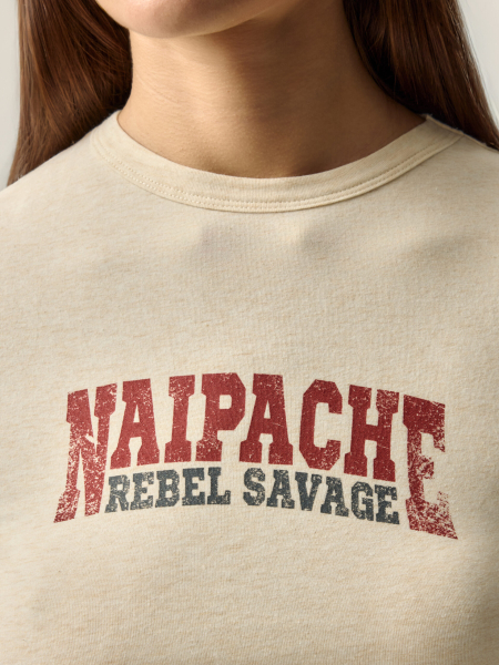 Футболка Slightly savage NAIPACHE, цвет: абрикосовый,  купить онлайн