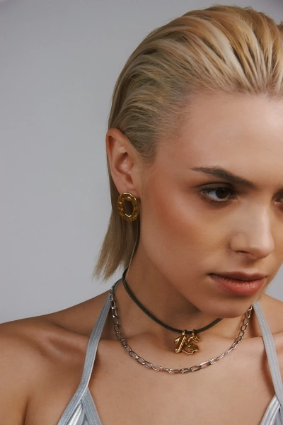 Серебряные серьги «Слияние» SBLESKOM, цвет: позолота, 21729 купить онлайн