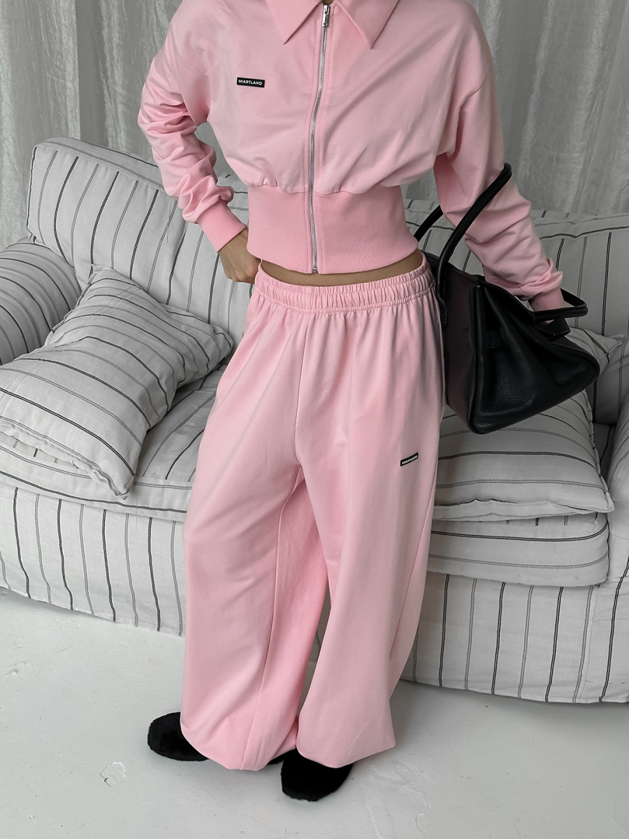 Худи на молнии MIARTLAND, цвет: розовый НФ-00000786 |трендовая новинка купить онлайн