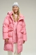 Пуховик удлиненный Pink Erist store, цвет: розовый, НФ-00002828 купить онлайн