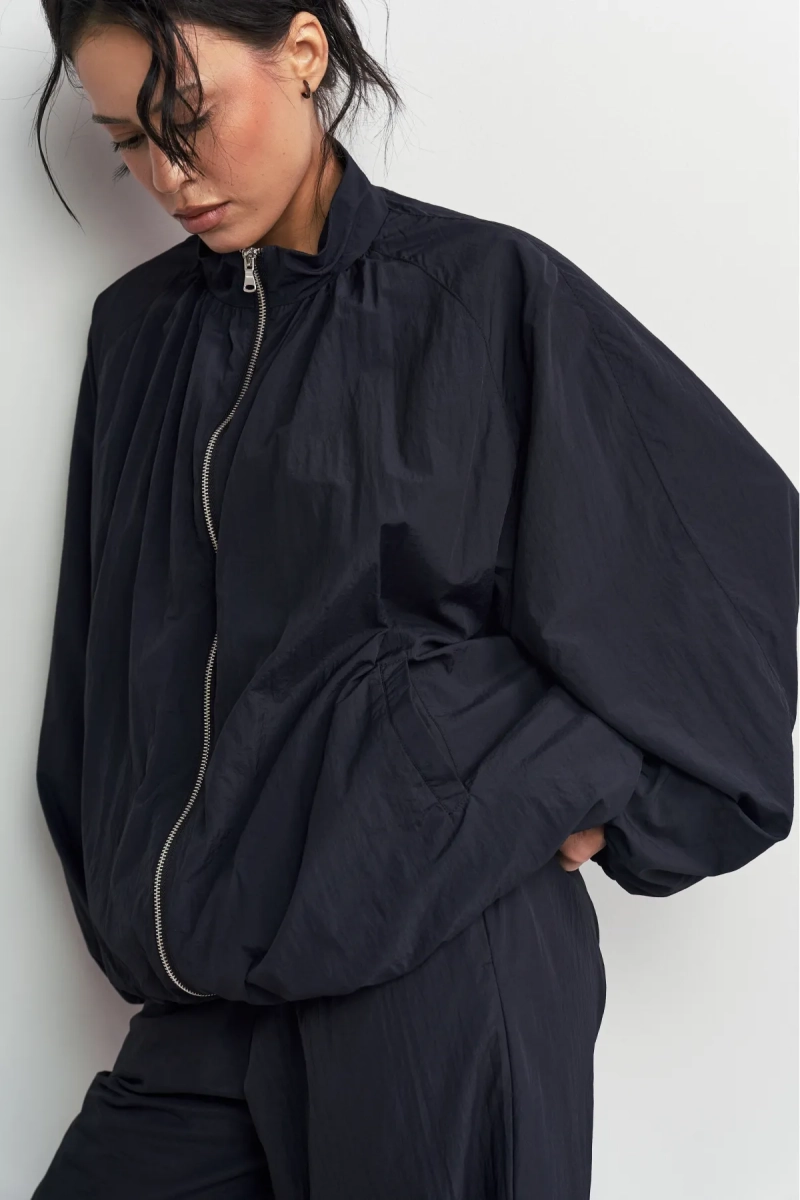 Олимпийка из плащевки Erist store, цвет: Черный, НФ-00003393 купить онлайн