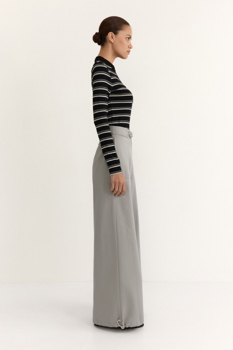 Брюки из 100% хлопка TOPTOP, цвет: серый, TT.032.19310.800 купить онлайн