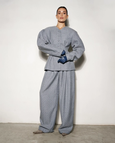 Брюки бананы ELIZABETH BLUE JEANS YONS, цвет: голубой,  купить онлайн