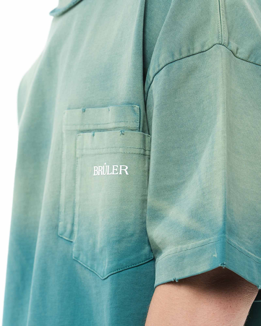 Футболка T-SHIRT «degrade effect» Brûler d'Amour, цвет: GREEN,  купить онлайн