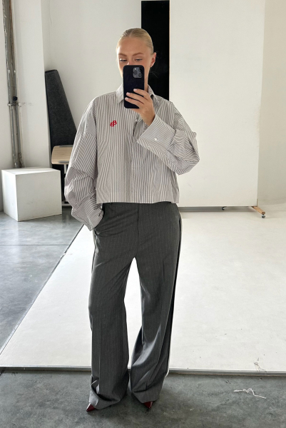Рубашка обьемная укороченная GREY Label .B, цвет: grey, ТР.06.5.40GR купить онлайн