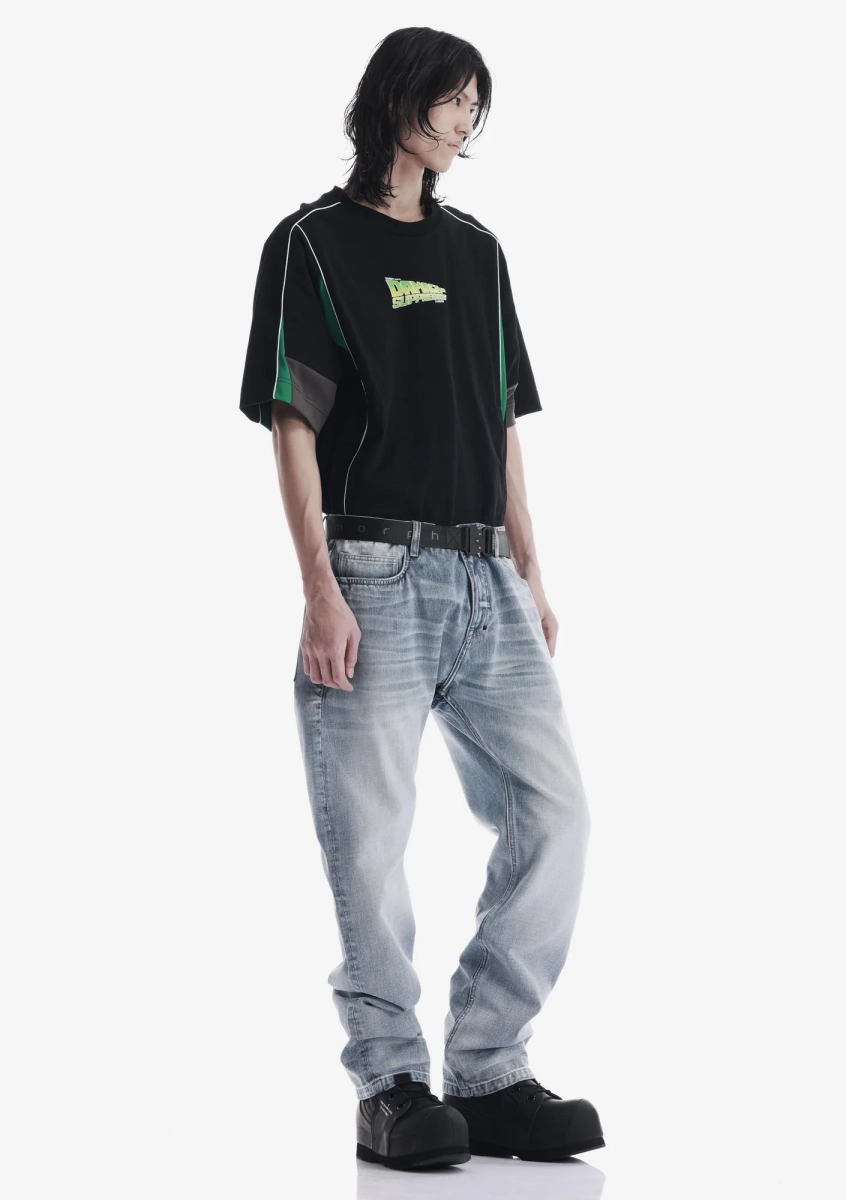 Свободные джинсы KRAKATAU, цвет: бледно-голубой, Rm238-63 купить онлайн