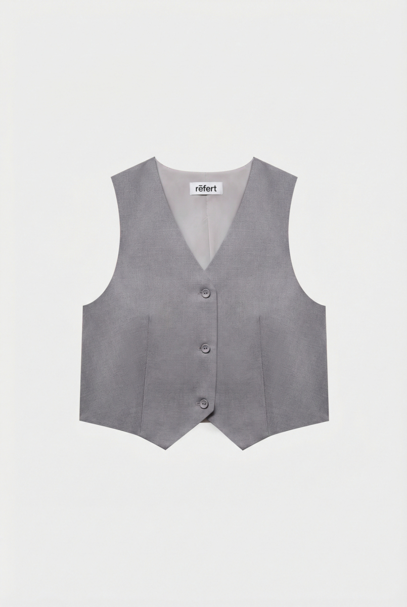 Жилет прямой