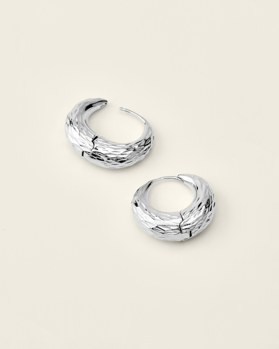 Серьги круассаны мятые Fiore store БП-00000306 купить онлайн