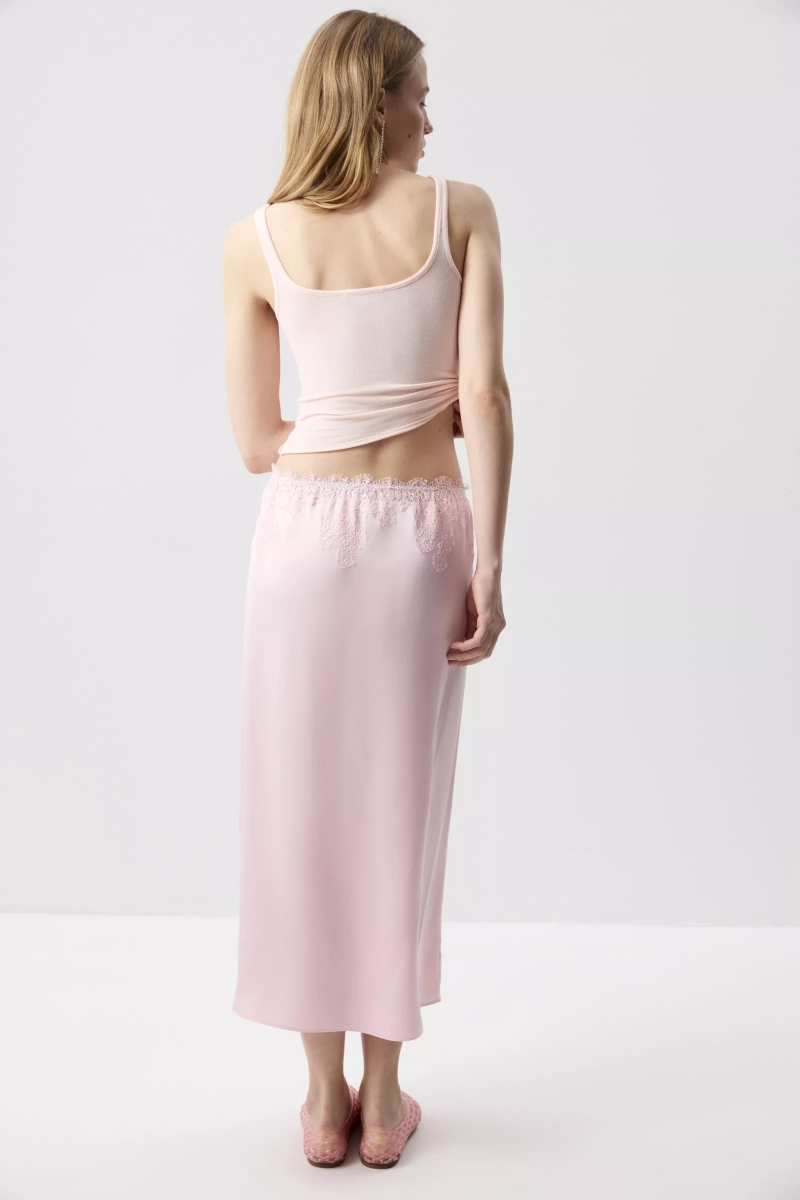 Топ с глубоким вырезом Charmstore, цвет: пудровый, 309-54688-227 купить онлайн