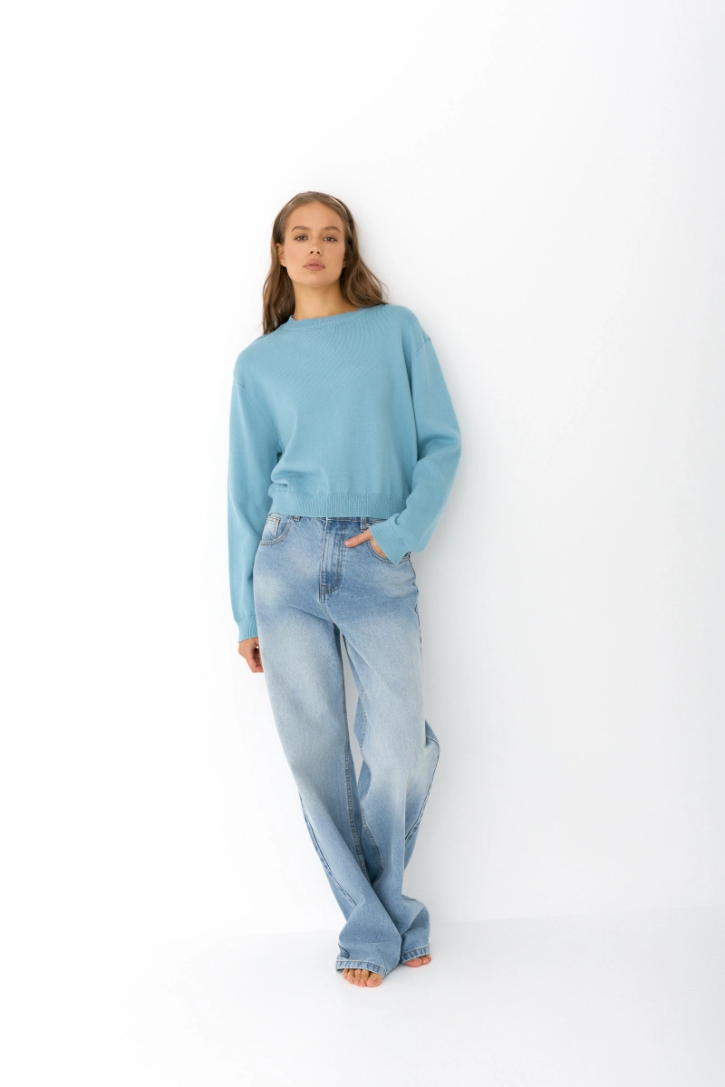 Свитер baby cotton Ricoco, цвет: Лазурный, 6088/3 купить онлайн