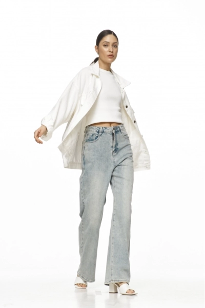 Джинсовка White Erist store, цвет: белый, НФ-00001143 купить онлайн