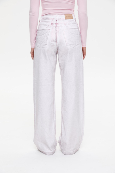 Джинсы с металлизированным покрытием Charmstore, цвет: розовый, 1840-4124-1000 купить онлайн