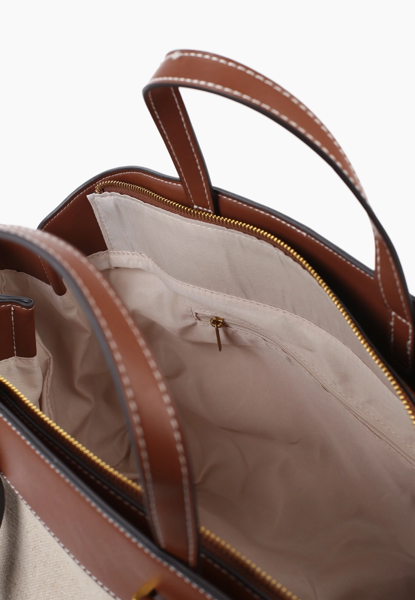 Шопер льняной SBALO, цвет: белый 324H44 купить онлайн