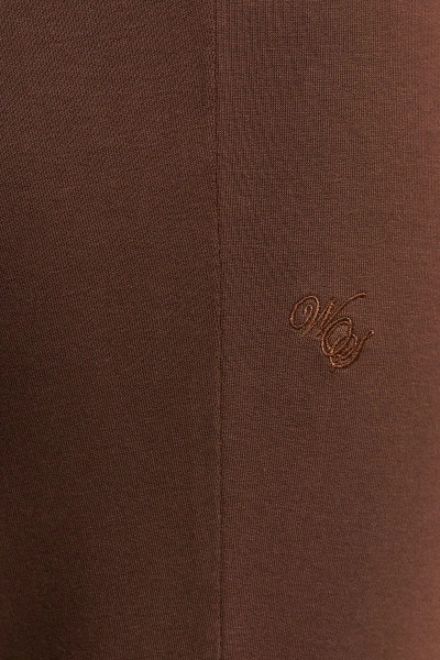 Брюки из футера WALK OF SHAME, цвет: коричневый, SP013/FW2526 купить онлайн