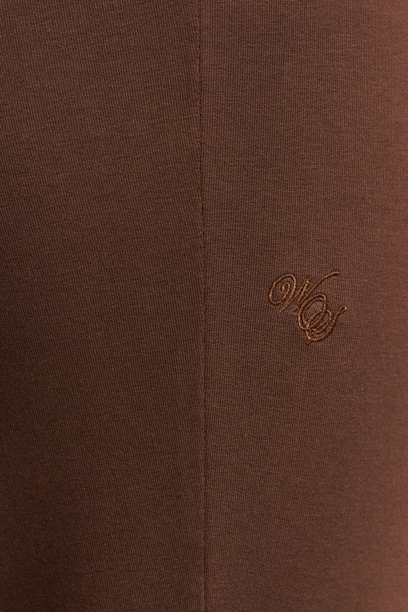 Брюки из футера WALK OF SHAME, цвет: коричневый, SP013/FW2526 купить онлайн