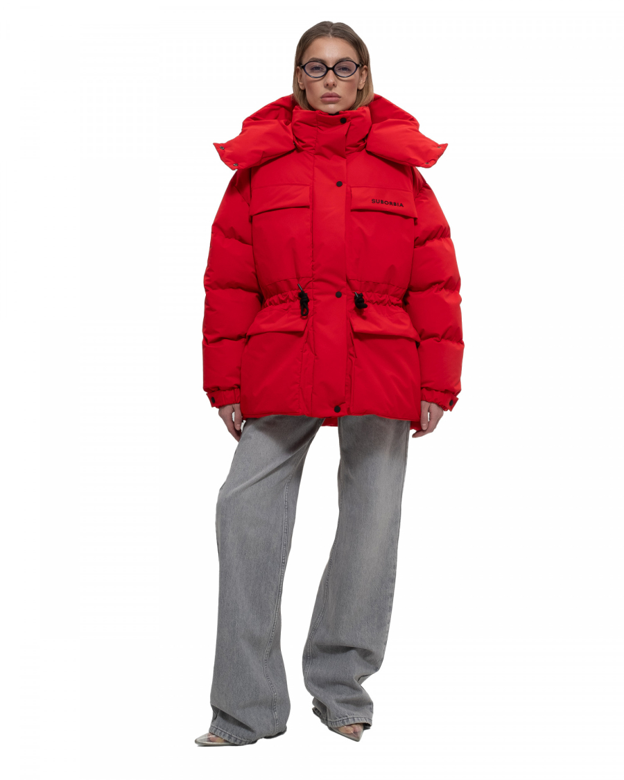 Пуховик OUR Suborbia, цвет: RED, 04114 купить онлайн