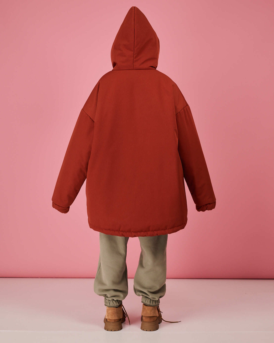 Бомбер махагон зима TABOO, цвет: махагон, Bmah купить онлайн