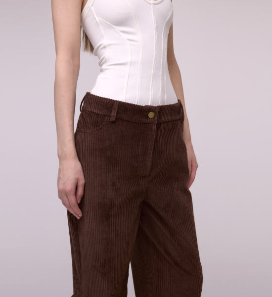 Джинсы COTTON VELVET Trimpol, цвет: коричневый, 00-00000307 купить онлайн