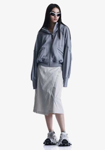 Худи на молнии KRAKATAU, цвет: бледно-голубой, Fw125-63 купить онлайн