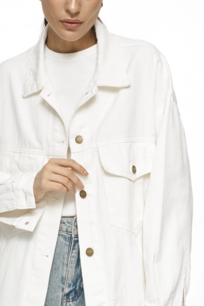 Джинсовка White Erist store, цвет: белый, НФ-00001143 купить онлайн