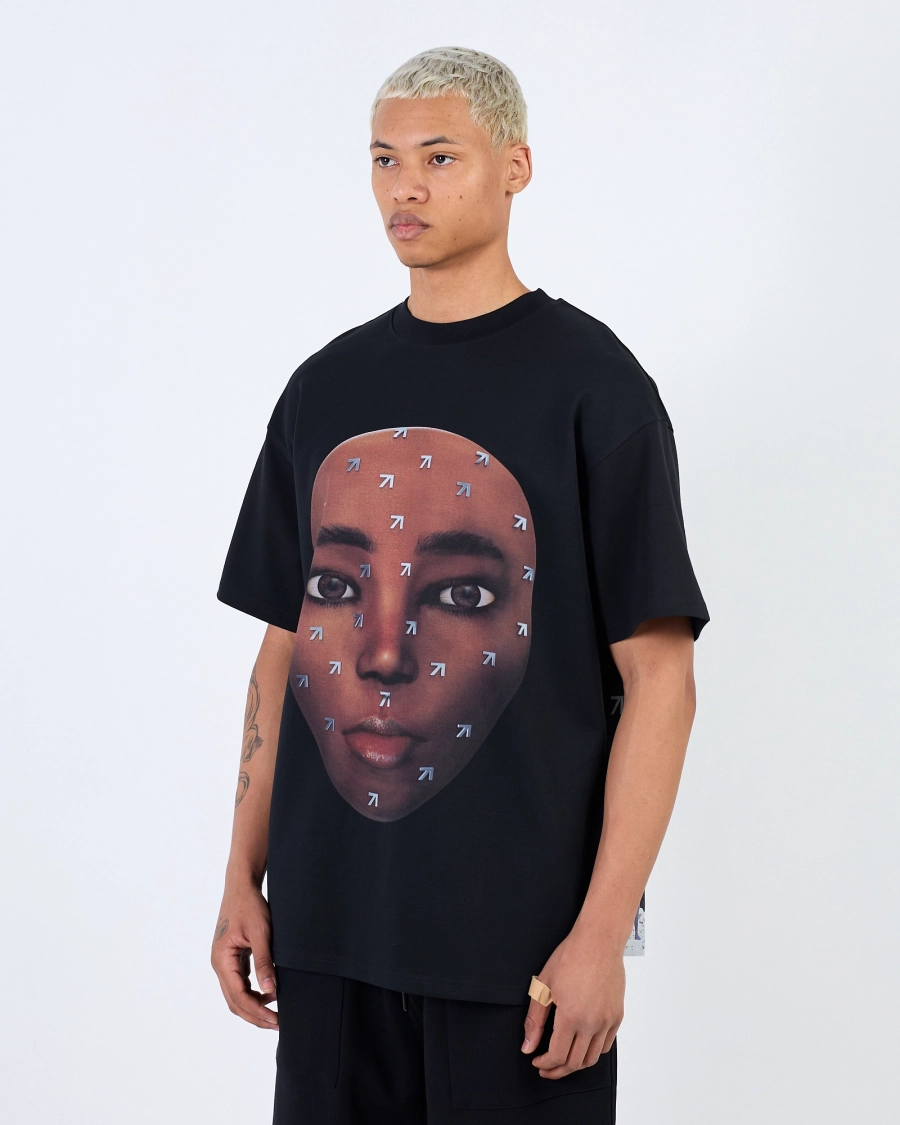 Футболка LUNA FACE BLACK ASIA ST 71, цвет: Черный, Ast71.tt-Lunaface-bl купить онлайн