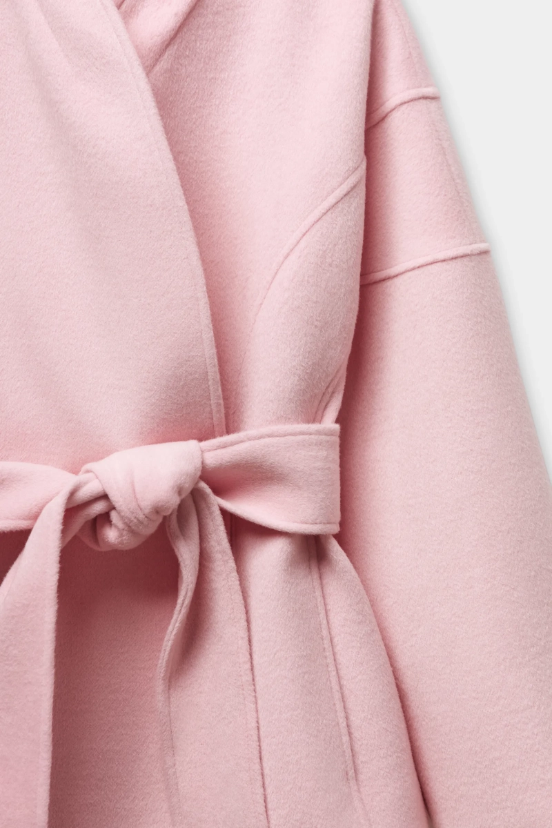 Пальто приталенного силуэта REFERT, цвет: светло-розовый, 01-4160/1-2511 купить онлайн