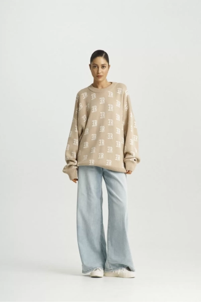 Джемпер Cotton Jacquard Beige