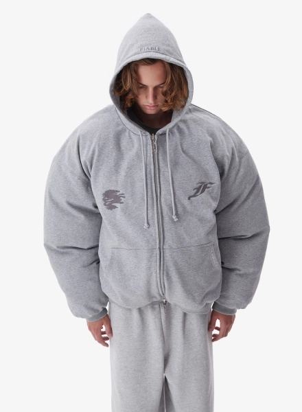 Бомбер REVERSIBLE FABLE, цвет: серый, BMBR-FBL-RVRSBL-GR купить онлайн