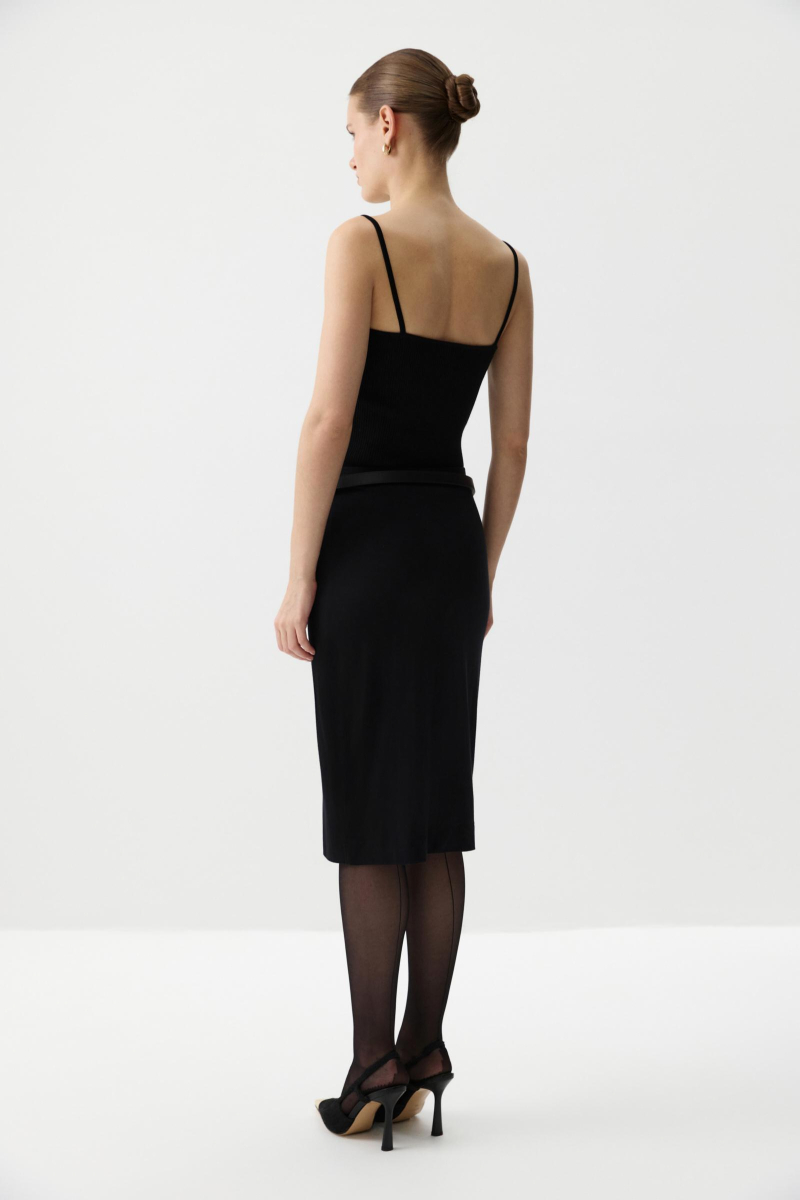 Топ вязаный с кружевом Charmstore, цвет: Черный, 309-52373-880 купить онлайн