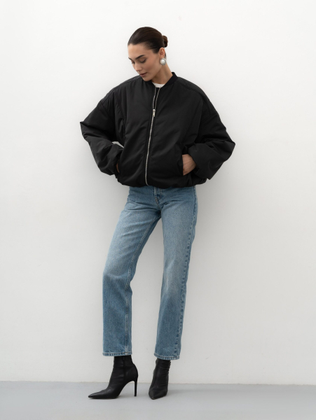 Бомбер "Ночка" TRES, цвет: Черный, НФ-00002747 купить онлайн