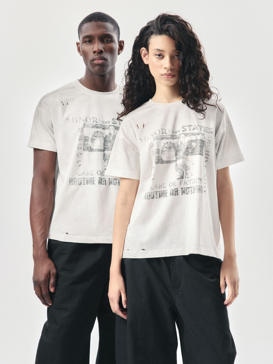 Футболка с принтом