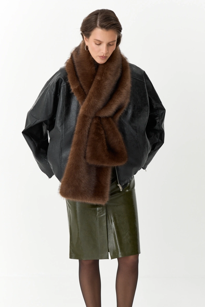 Бомбер из состаренной экокожи утепленный Ricoco, цвет: Черный, 6074/2 купить онлайн