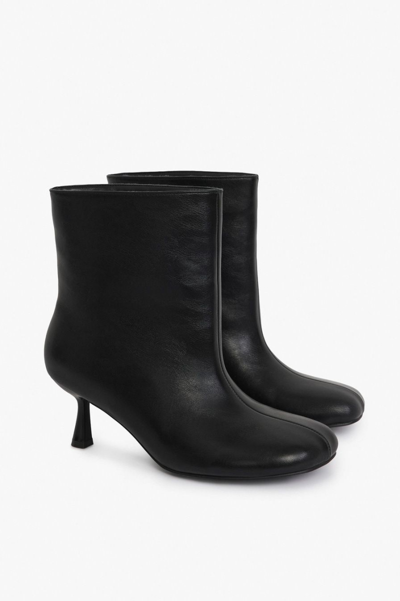 Ботильоны из экокожи Lera Nena, цвет: Черный LNU.302.18094.900 купить онлайн