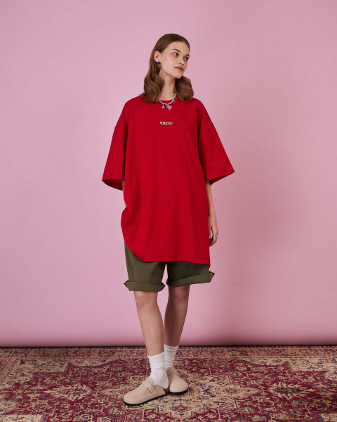 Футболка макси овер ковер