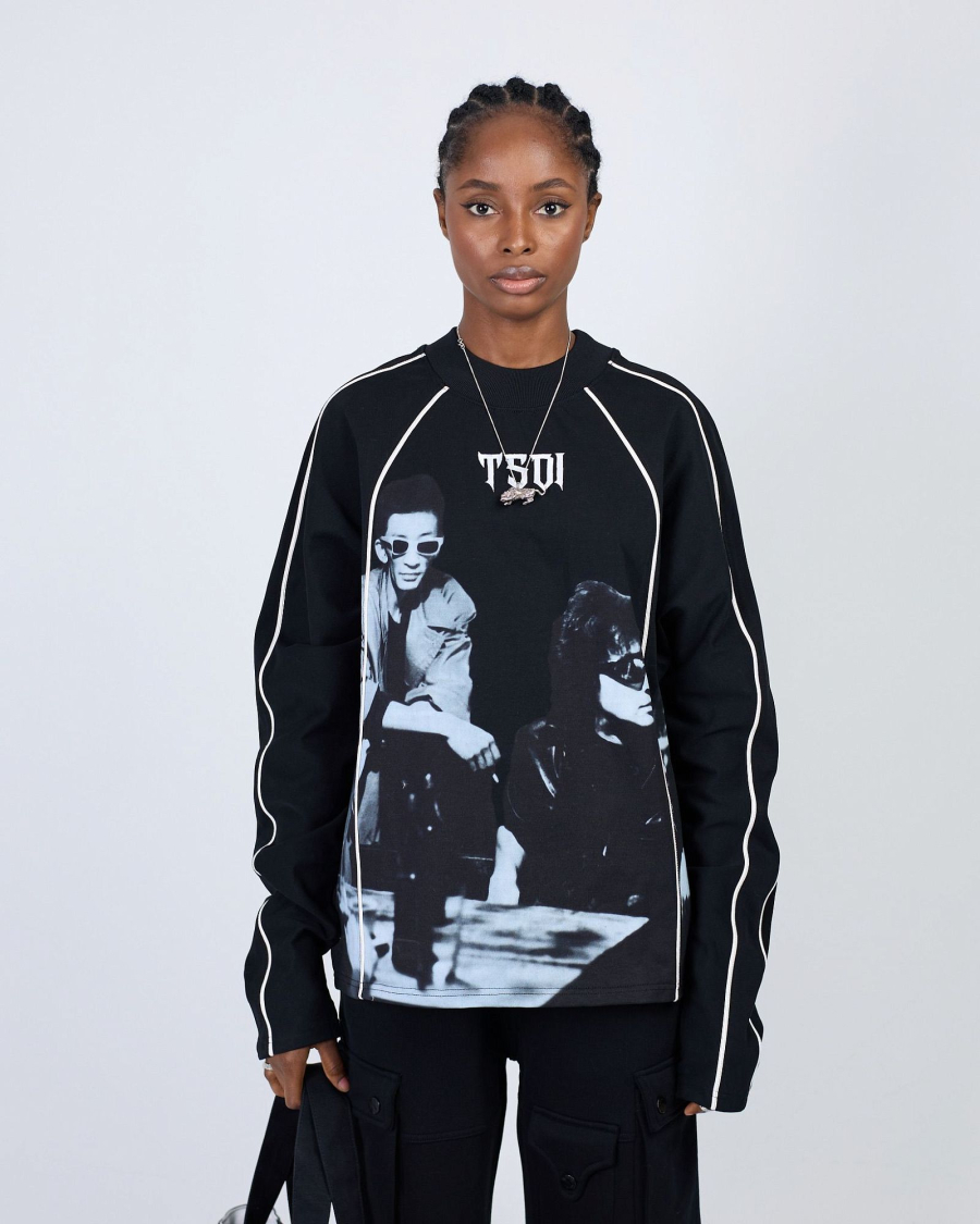 Лонгслив KINO TSOY BLACK ASIA ST 71, цвет: Черный, Ast71.kino-lsleeve-tsoy-bl купить онлайн