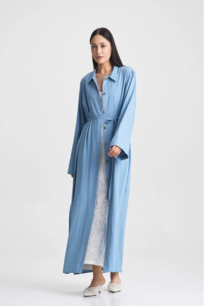 Платье-рубашка Sky Blue Erist store, цвет: голубой, НФ-00001989 купить онлайн