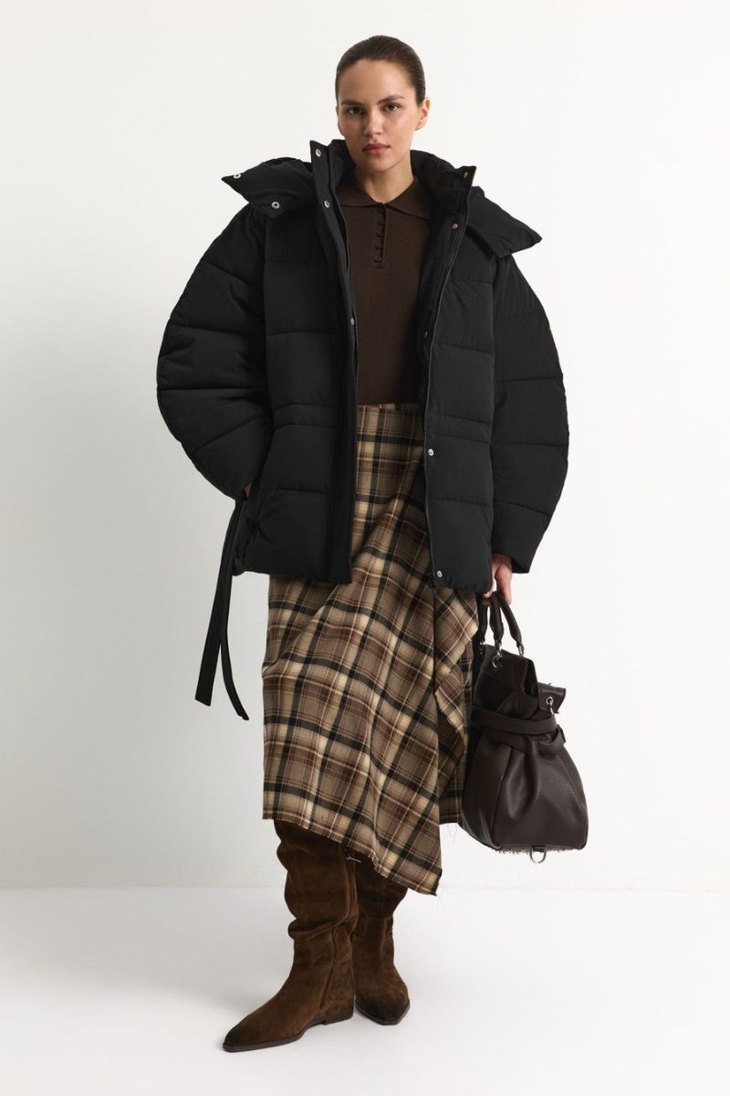 Пуховик с капюшоном