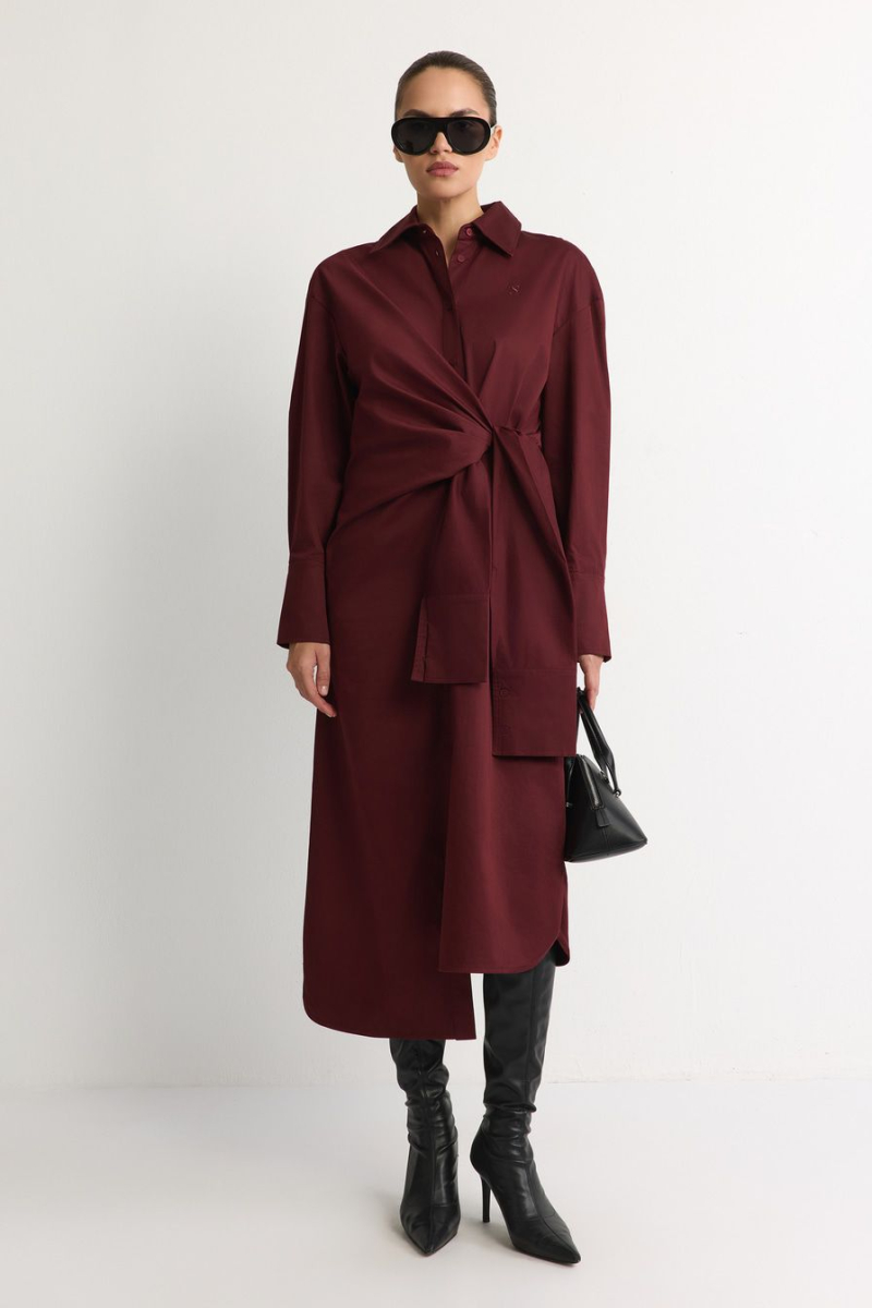 Платье из смесового хлопка