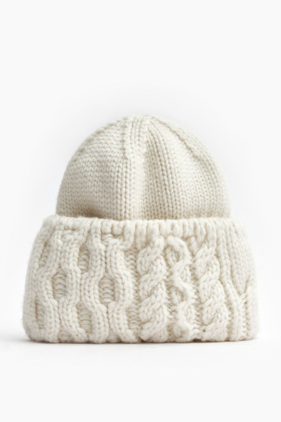 Шапка из смесовой шерсти мериноса TOPTOP, цвет: молочный TT.601.13736.120 купить онлайн