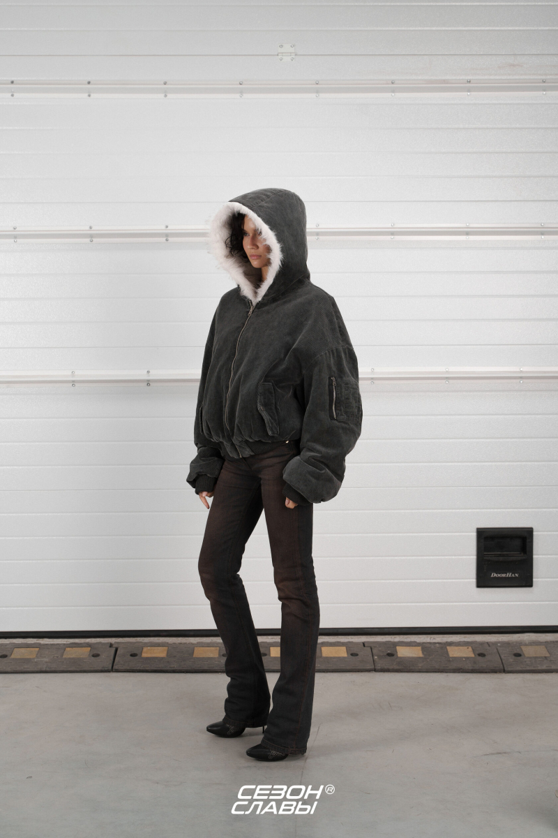 Бомбер «Пушистый» СЕЗОН СЛАВЫ, цвет: мультиколор, 1709FL111101 купить онлайн