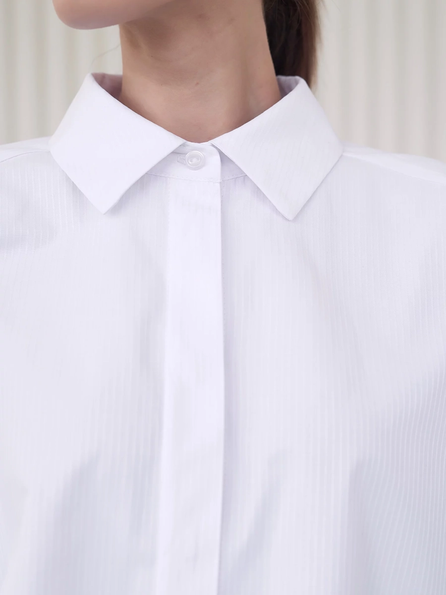 Рубашка оверсайз с коротким рукавом I.B.W., цвет: белый, SH018 купить онлайн