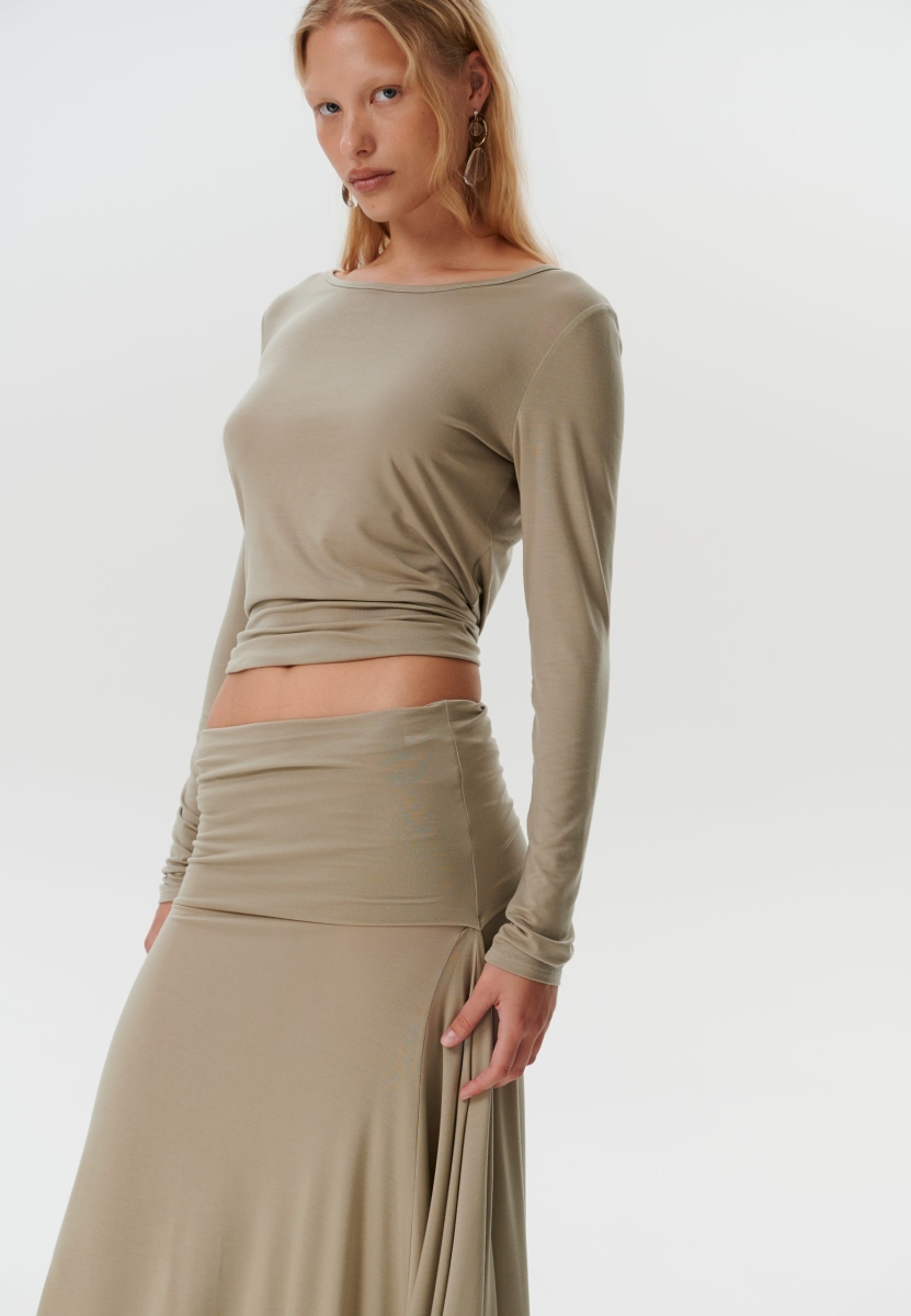 Юбка из тенселя CHUBA, цвет: оливковый, skirt_dew_oliv купить онлайн