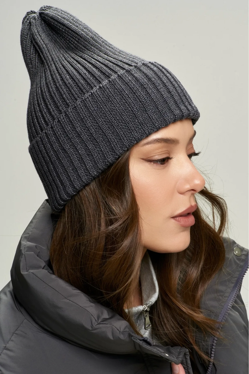Шапка из хлопка Graphite Erist store, цвет: темно-серый НФ-00002850 купить онлайн