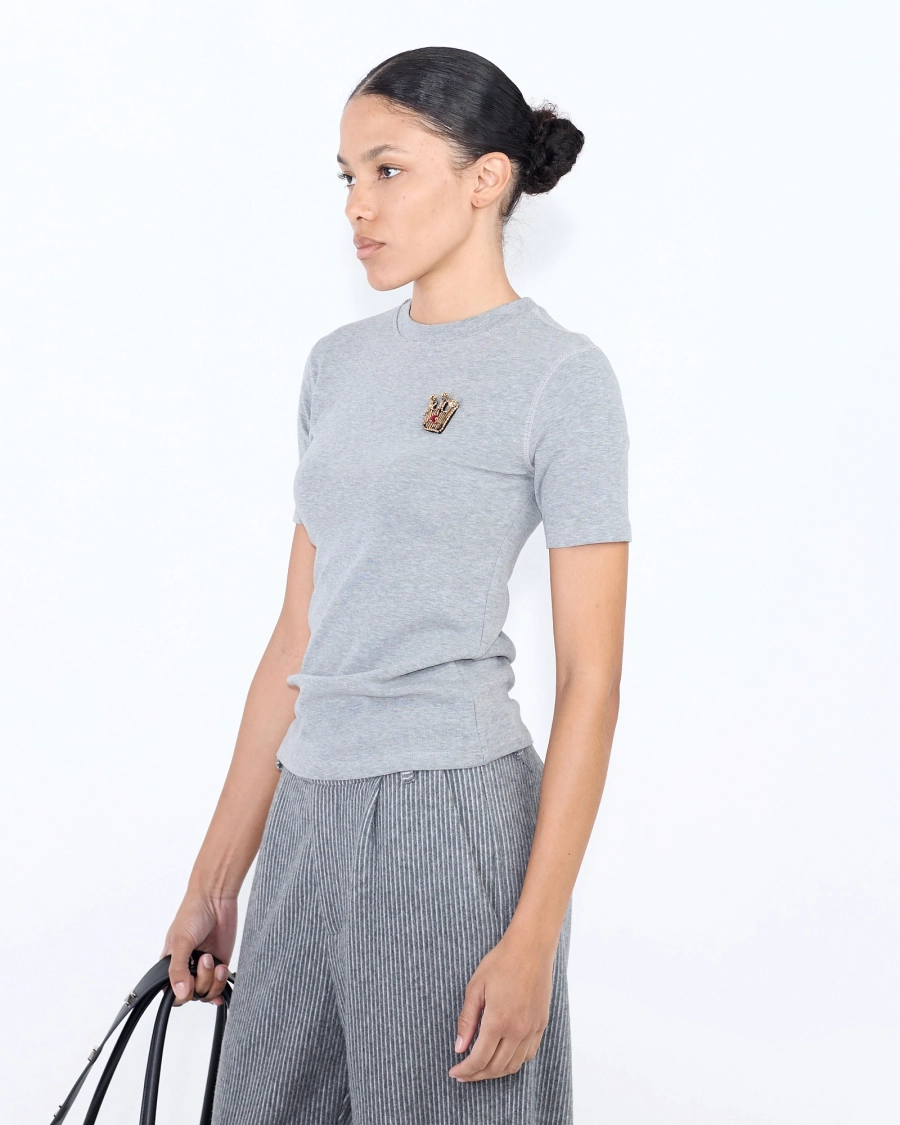 Футболка Королева ASIA ST 71, цвет: серый, Ast71.tt-queen-grey купить онлайн