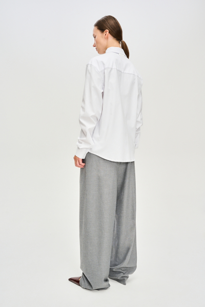 Рубашка regular-fit Label .B, цвет: WHITE, ТР.06.3.0460.0824WH купить онлайн