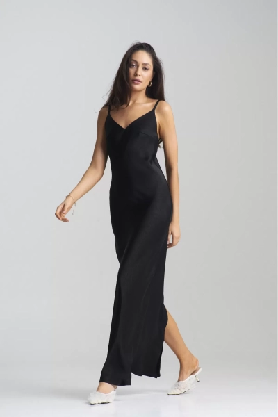 Платье на регулируемых бретелях Black Erist store, цвет: Черный, НФ-00002469 купить онлайн